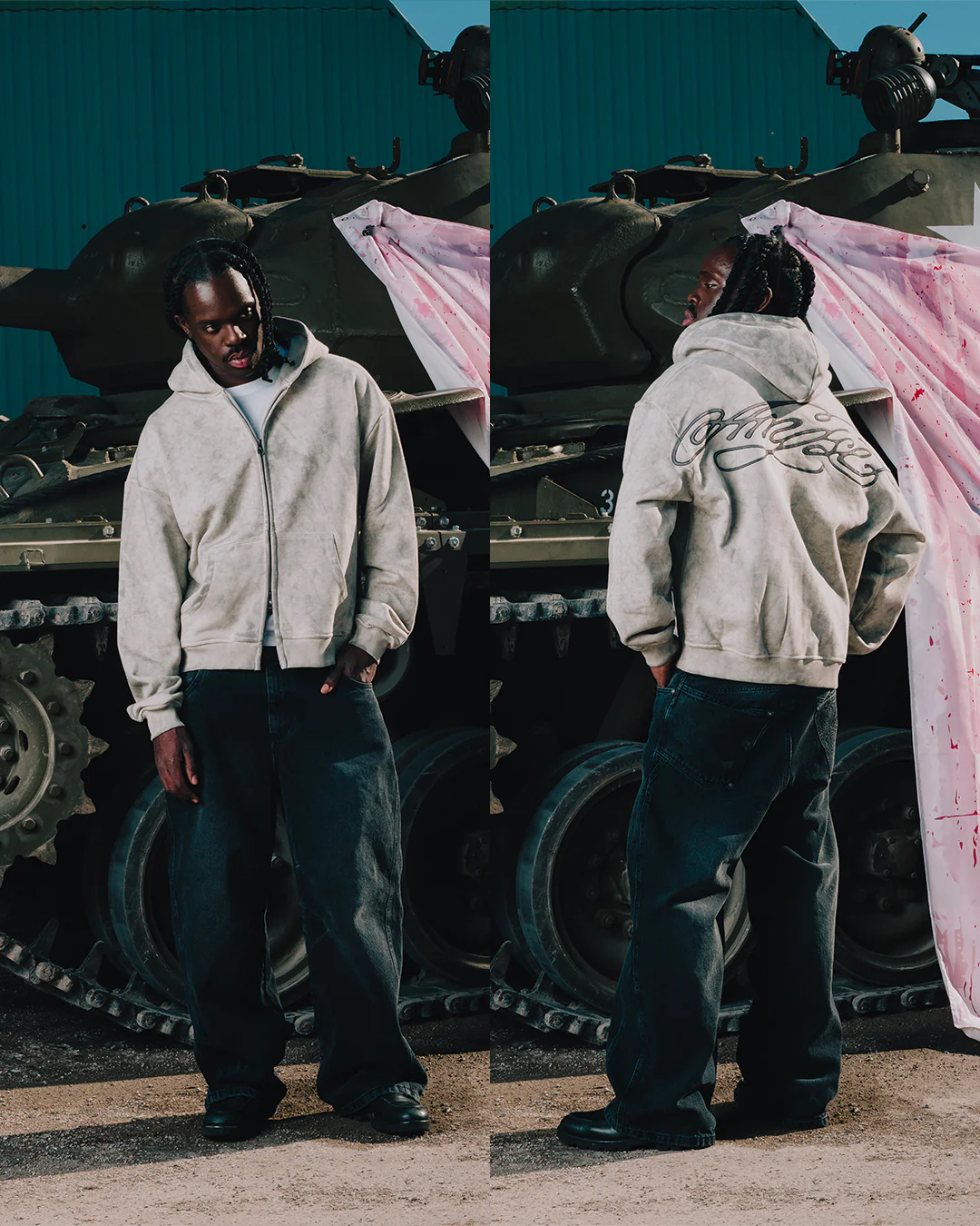 INK ZIP-HOODIE - Image 6